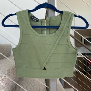 Bebe crop top